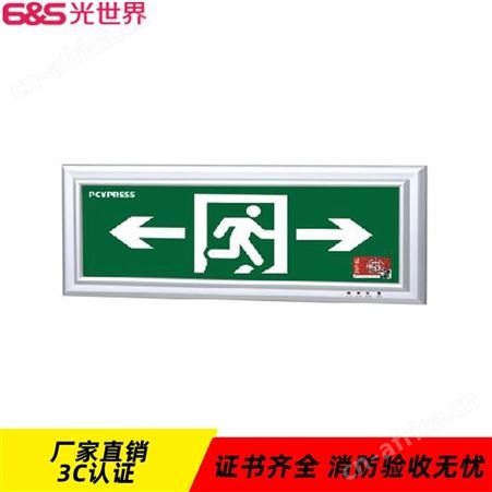 飞普利斯π拿斯特LED照明紧急通道疏散嵌墙式新型铝材应急标志灯L-BLZD-1LROEI5WACG