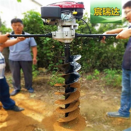 8马力汽油电线杆钻洞机 安装高杆打洞顺利