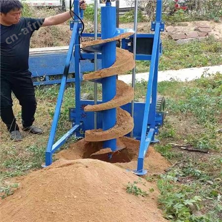 电线杆打孔机 路基钻孔栽杆用柴油工程钻