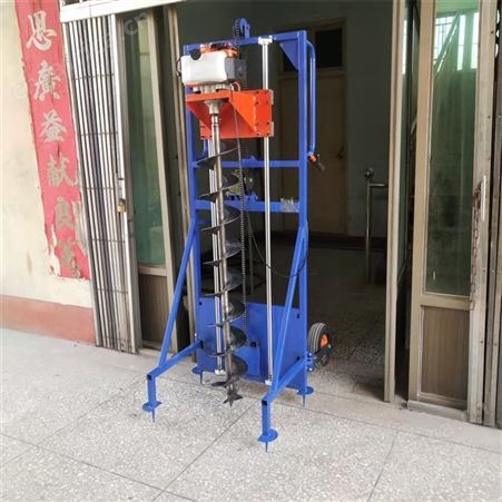新款一个人操作工地掏桩机 钻混凝土螺旋取土工具