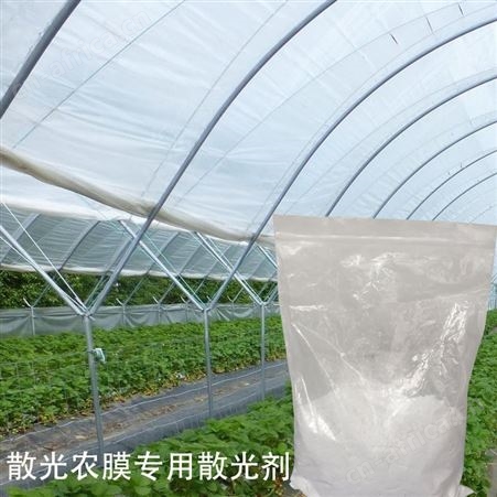 深圳光散射农膜专用散光粉 高透光高保温增温快大棚膜散光粉厂家免费寄样