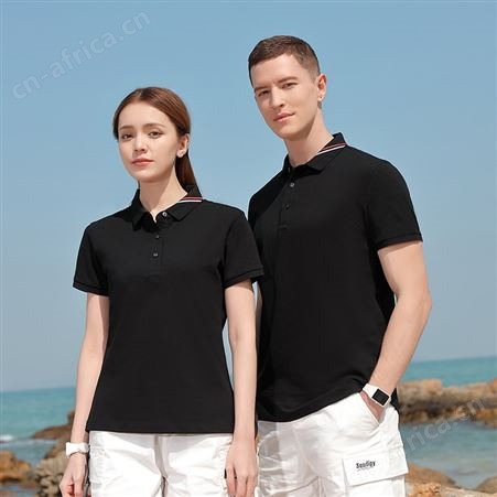 夏季翻领POLO衫定制商务男工作服企业工衣刺绣公司文化衫印字