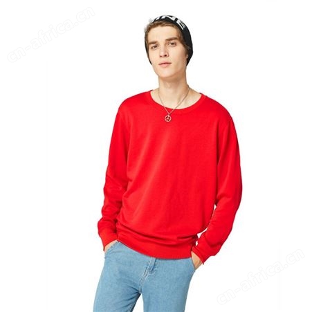 4060涤纶圆领卫衣套头情侣抓绒卫衣长袖外套工作服班服定制logo
