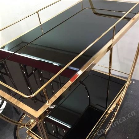 拉丝镜面玫瑰金不锈钢珠宝展示架 黄金首饰不锈钢展示柜