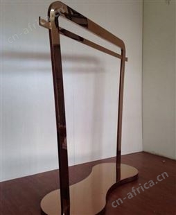 商场不锈钢展示架  可来图定做玫瑰金/钛金商场不锈钢陈列架