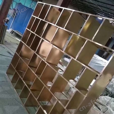 酒店8K镜面不锈钢酒柜 304大堂不锈钢恒温酒柜