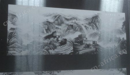 马到成功不锈钢骏马蚀刻画 做旧不锈钢蚀刻画