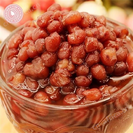 罐装糖水熟红小豆 四川奶茶甜品原料供应 米雪公主