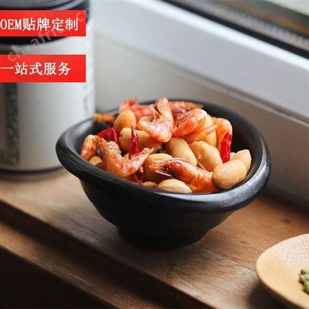 OEM代加工小虾干麻辣花生休闲食品工厂OEM贴牌定制