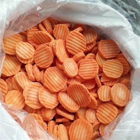 供应速冻胡萝卜条胡萝丁 胡萝卜波纹片 蔬菜源头工厂 日照绿拓食品