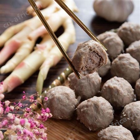 牛肉丸加工商 品牌牛肉丸冷冻食品 批发千年记牛肉丸 直击成本