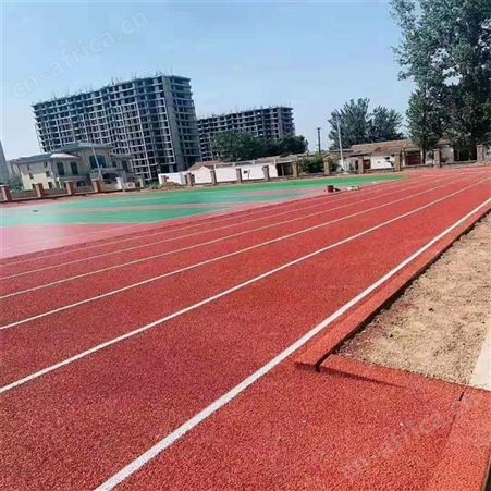 预制塑胶跑道 混合型塑胶跑道 压印艺术路面 元鹏教学设备