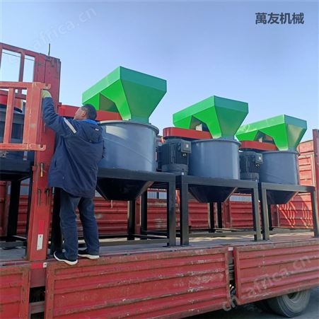 萬友发酵羊粪粉碎机牛粪鸡粪有机肥粉碎设备新型多刀片力粉碎细