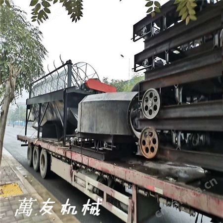 大型有机肥生产线客户现场 年产一万吨猪粪造粒设备 时产20吨的有机肥用什么设备