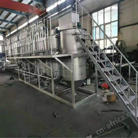 整头猪无害化加工生产处理设备 死猪无害化处理成套设备 干化机 天圆油脂 车间无异味