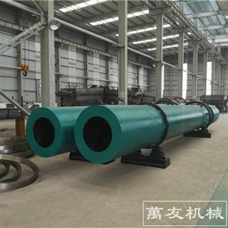 沼渣粪污有机肥设备厂家 滚筒式牛粪秸秆烘干机 粪渣堆肥处理滚筒烘干机