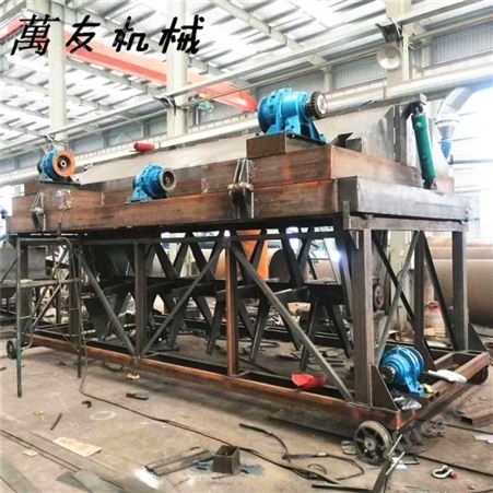 萬友鸡粪羊粪有机肥发酵槽式翻堆机4米液压槽式翻抛机深度1.5米