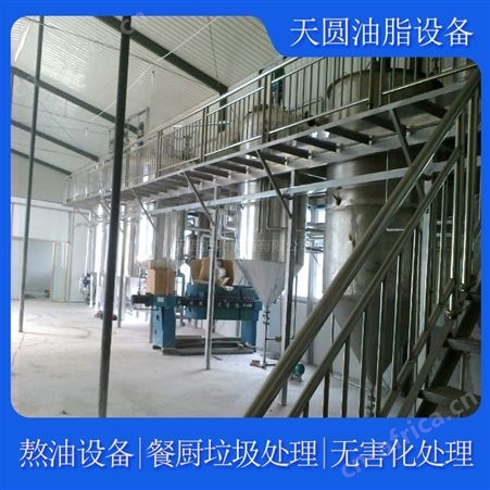 熬炼动物油生产设备 密闭熬炼鸭油设备  鸡油炼油设备厂家 天圆油脂 蛇油提炼设备