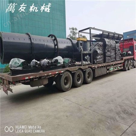 猪粪烘干机 大型猪粪滚筒烘干机 猪粪有机肥冷却机