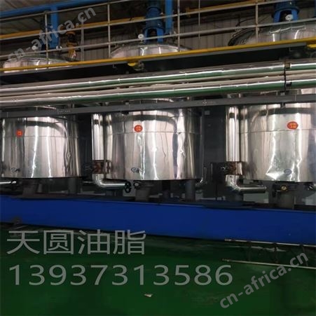 动物油脂加工设备 天圆油脂 50吨动物油熬炼设备 食用牛油精炼设备 详情电询