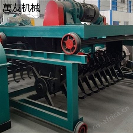 养殖粪污处理槽式翻堆机 猪粪有机肥发酵翻堆设备厂家 槽式轨道式污泥垃圾翻抛机