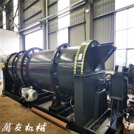 萬友牛粪秸秆有机肥生产线设备鸡粪加工制肥机器整套设备规划指导