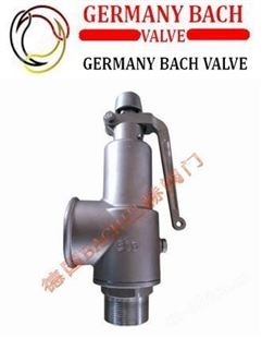 德国BACH巴赫进口弹簧微启式外螺纹安全阀，法兰安全阀