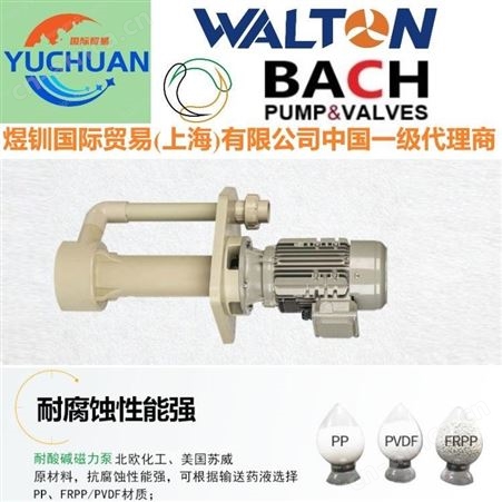长轴液下泵，进口液下泵，排污液下泵：美国WALTON沃尔顿