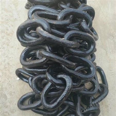 金耀 煤矿用锻打焊接三环链型号参数 承载力高抗拉力