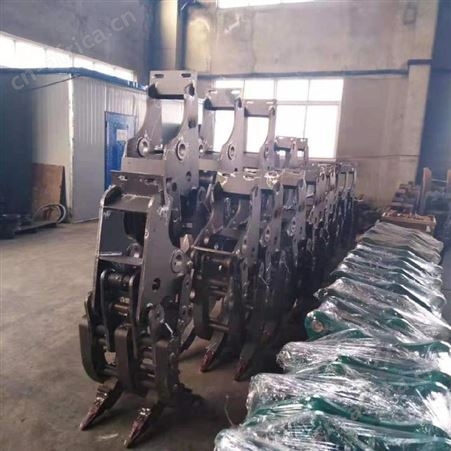 金耀 废钢铁运转挖掘机固定式抓木器 无需添加液压块和管路