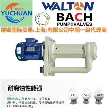 进口长轴液下泵，排污液下泵，不锈钢长轴液下泵：美国沃尔顿WALTON
