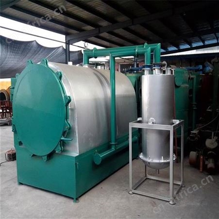 玉米秸秆农作物垃圾变废为宝 内热式果木碳化炉木炭生产线