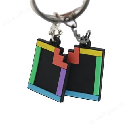 创意T恤PVC软胶钥匙扣定制 情侣款活动小礼品钥匙圈包包挂件小饰品