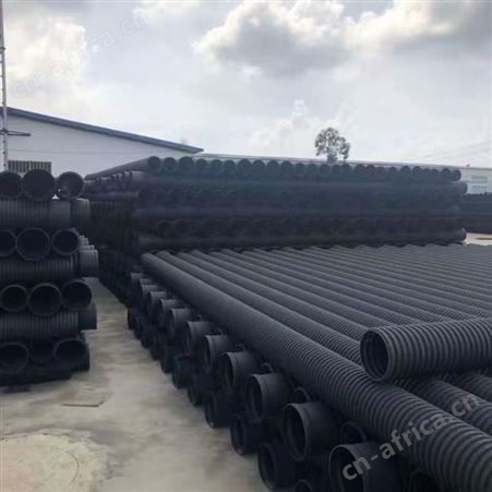 HDPE双壁波纹管   工地项目排污管   杰仁质量保障规格齐全