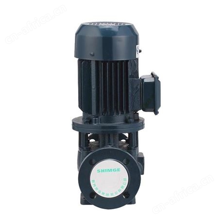 立式管道离心泵新界SGLR50-200工厂锅炉热水5.5kw单级增压泵