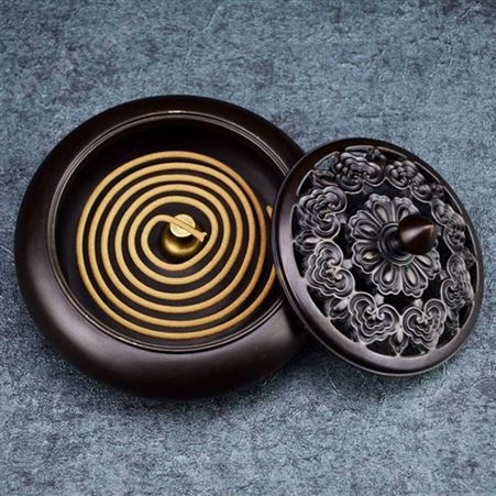 紫铜香炉定做 金属装饰摆件 铜制工艺品定制 香炉摆件厂家