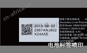 R1电池标签可变喷印系统技术参数 Technical Parameters R1电池标签可变喷印系统技术参数 Technical Parameters