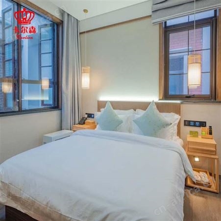 苏州卡尔森酒店定制宾馆家具公寓标间全套专用双人旅馆客房简约现代家具床直供