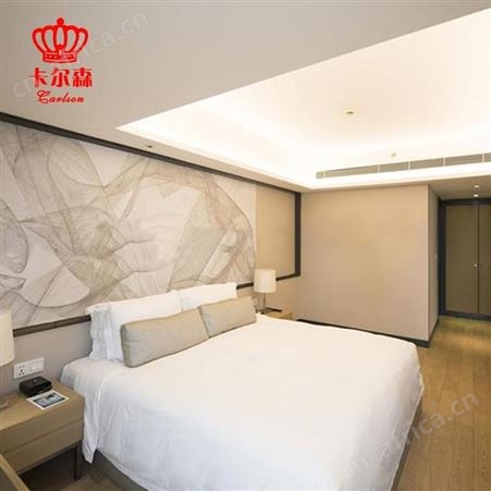 卡尔森苏州家具厂酒店式公寓家具标间全套宾馆客房软包出租屋旅馆民宿床定制