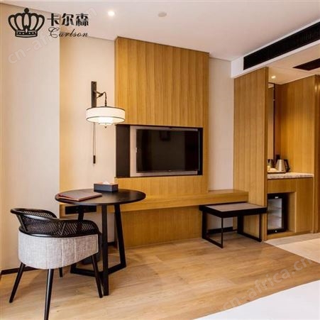 卡尔森苏州酒店宾馆家具生产厂家 专业定制酒店客房民宿公寓样板房床家具