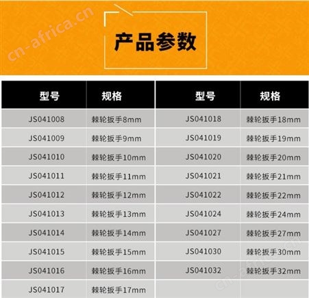 金指数佳捷仕-昆明铬钒钢棘轮扳手汽车维修-30mm-棘轮扳手批发