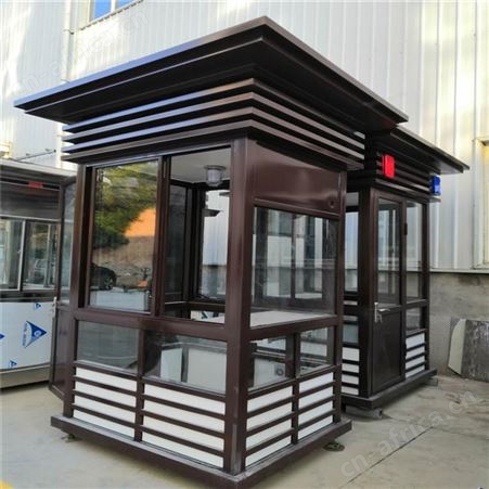 售楼部岗亭 保安亭 户外礼宾值班形象站岗台 可移动小区物业迎宾岗亭 西安同创岗亭厂家