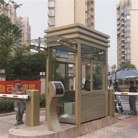 轻钢结构氟碳喷漆岗亭定制 西安氟碳喷漆岗亭现货订购