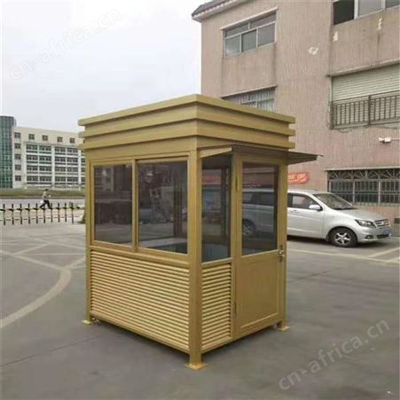 钢结构岗亭保安亭户外移动小区门卫治安收费值班室岗亭厂家现货西安岗亭