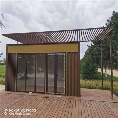 旅游景区移动厕所 环保活动房岗亭卫生间 环卫休息室岗亭 商业步行街售卖餐车 西安同创厂家