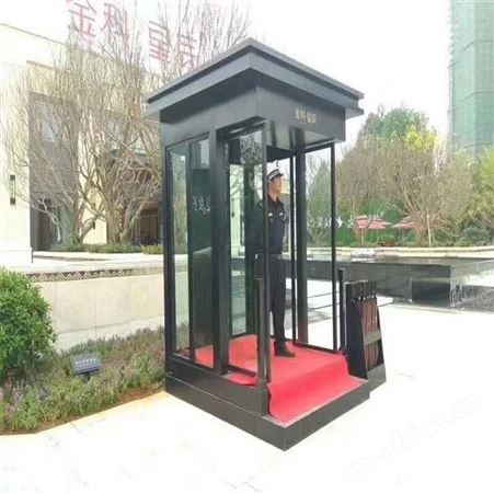 钢结构氟碳漆 岗亭定做厂家 小区门卫保安值班室 垃圾回收房厂家 西安同创岗亭生产厂家