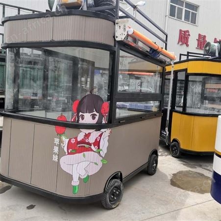 创业店铺餐车 户外摆摊餐车 西安餐车订购厂家 多功能流动小吃车 西安同创店车
