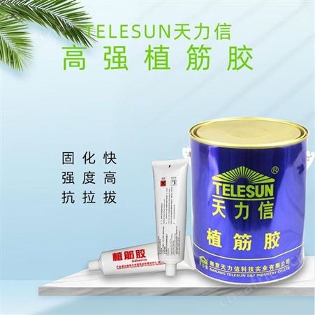 天力信植筋胶4kg4桶/件云南昆明锚固剂 钢筋胶 高铁地铁桥梁 钢筋加固