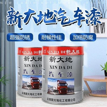 新大地快干醇酸磁漆汽车漆12kg云南昆明可调色防锈防腐