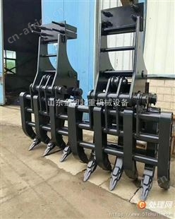 直销挖机专用机械,液压旋转2+3,3+4,梅花四抓,五抓,贝壳式抓斗(编号82118)